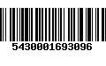 Código de Barras 5430001693096