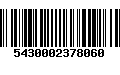 Código de Barras 5430002378060