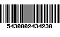 Código de Barras 5430002434230