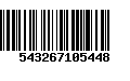 Código de Barras 543267105448