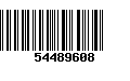 Código de Barras 54489608