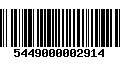 Código de Barras 5449000002914