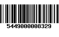 Código de Barras 5449000008329