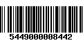 Código de Barras 5449000008442