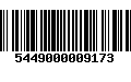 Código de Barras 5449000009173