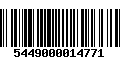 Código de Barras 5449000014771