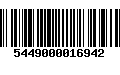 Código de Barras 5449000016942