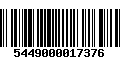 Código de Barras 5449000017376