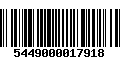 Código de Barras 5449000017918