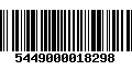 Código de Barras 5449000018298