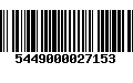 Código de Barras 5449000027153