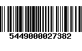 Código de Barras 5449000027382