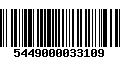 Código de Barras 5449000033109