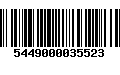 Código de Barras 5449000035523