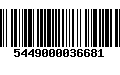 Código de Barras 5449000036681