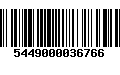 Código de Barras 5449000036766