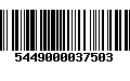 Código de Barras 5449000037503