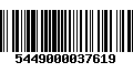 Código de Barras 5449000037619