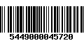 Código de Barras 5449000045720