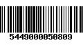 Código de Barras 5449000050809