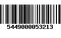 Código de Barras 5449000053213