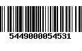 Código de Barras 5449000054531