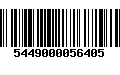 Código de Barras 5449000056405