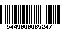 Código de Barras 5449000065247