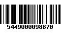 Código de Barras 5449000098870