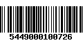 Código de Barras 5449000100726