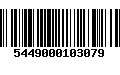 Código de Barras 5449000103079