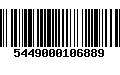 Código de Barras 5449000106889