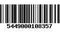 Código de Barras 5449000108357