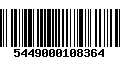 Código de Barras 5449000108364