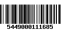 Código de Barras 5449000111685