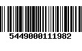 Código de Barras 5449000111982