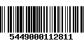 Código de Barras 5449000112811