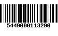 Código de Barras 5449000113290