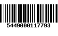 Código de Barras 5449000117793