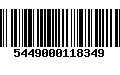 Código de Barras 5449000118349