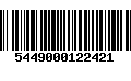 Código de Barras 5449000122421