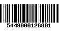 Código de Barras 5449000126801