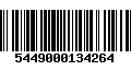 Código de Barras 5449000134264