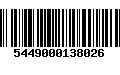 Código de Barras 5449000138026