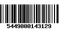 Código de Barras 5449000143129