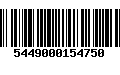 Código de Barras 5449000154750