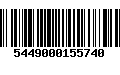 Código de Barras 5449000155740