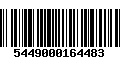 Código de Barras 5449000164483