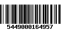 Código de Barras 5449000164957