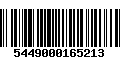 Código de Barras 5449000165213